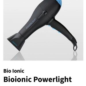 Bio Ionic Powerlight Black Hair Dryer